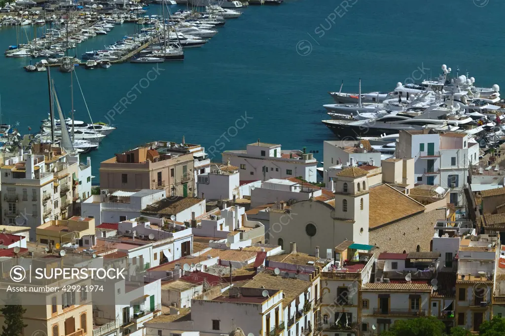 Spain, Balearic Islands, Ibiza, Old Citadel, Dalt Villa, Eivissa