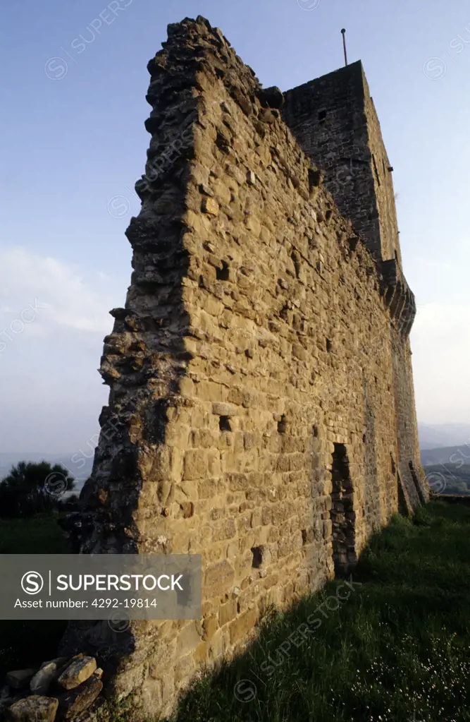 Italy, Tuscany, Casentino, Romena castle ruins