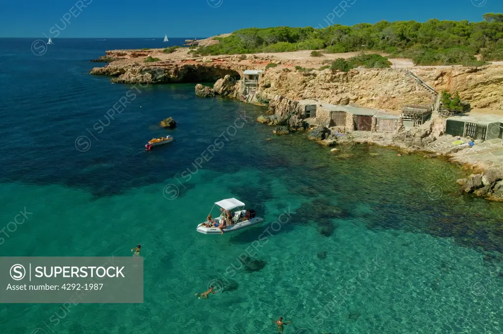 Spain, Balearic Islands, Ibiza, Cala Conta