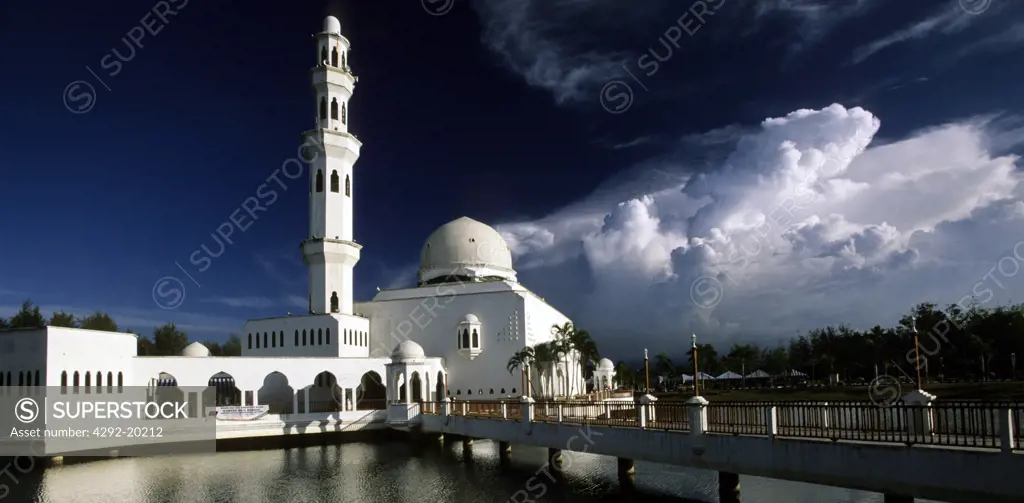 Kuala Terengganu, floating mosque, Malaysia