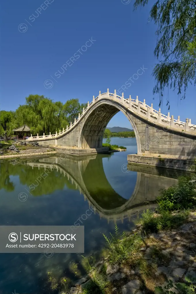 xiuyi bridge. the summer palace. beijing. china