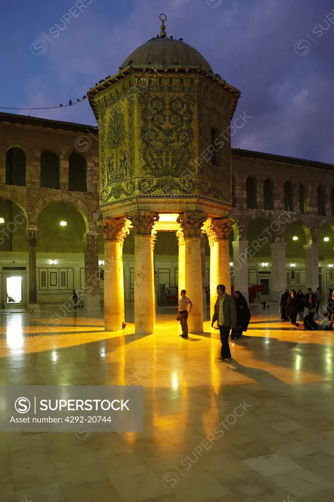 Syria, Damascus, Umayyad Mosque.