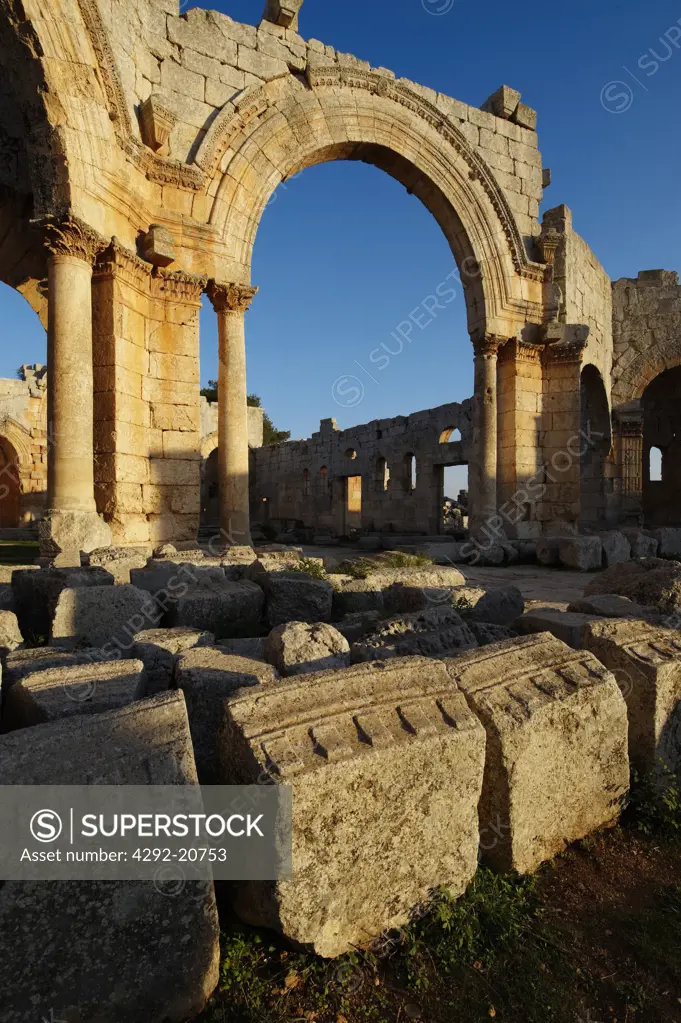 Syria, Qala'at Samaan, Saint Simeon Ruins.