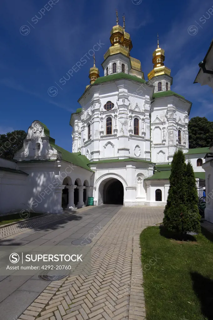 Ukraine, Kiev, Pechersky, historical park (monastery of the Grotto) Holy Trinity church
