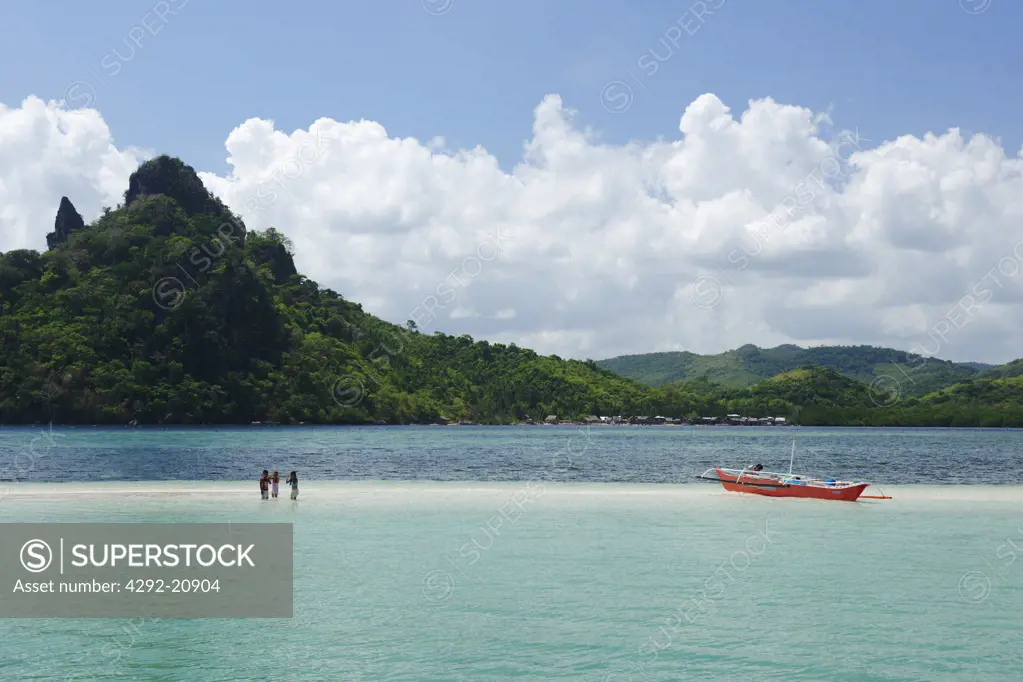 Philippines, Palawan, El Nido bay, Snake Island