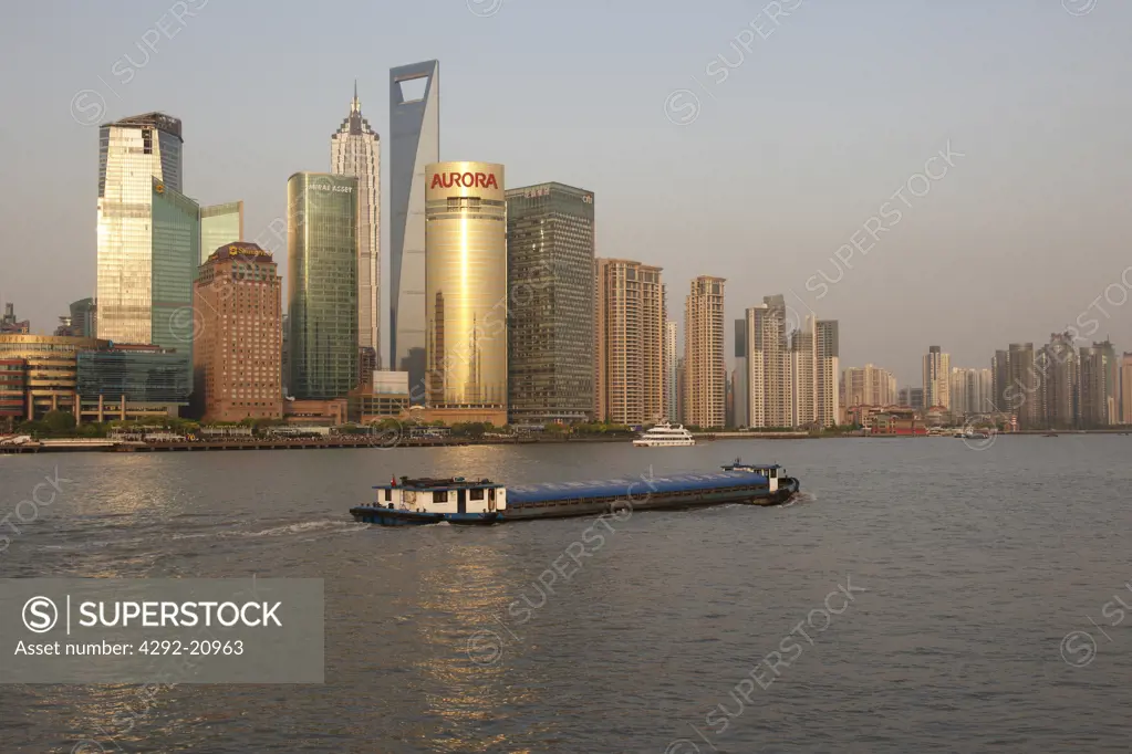 China, Shanghai, Pudong skyline
