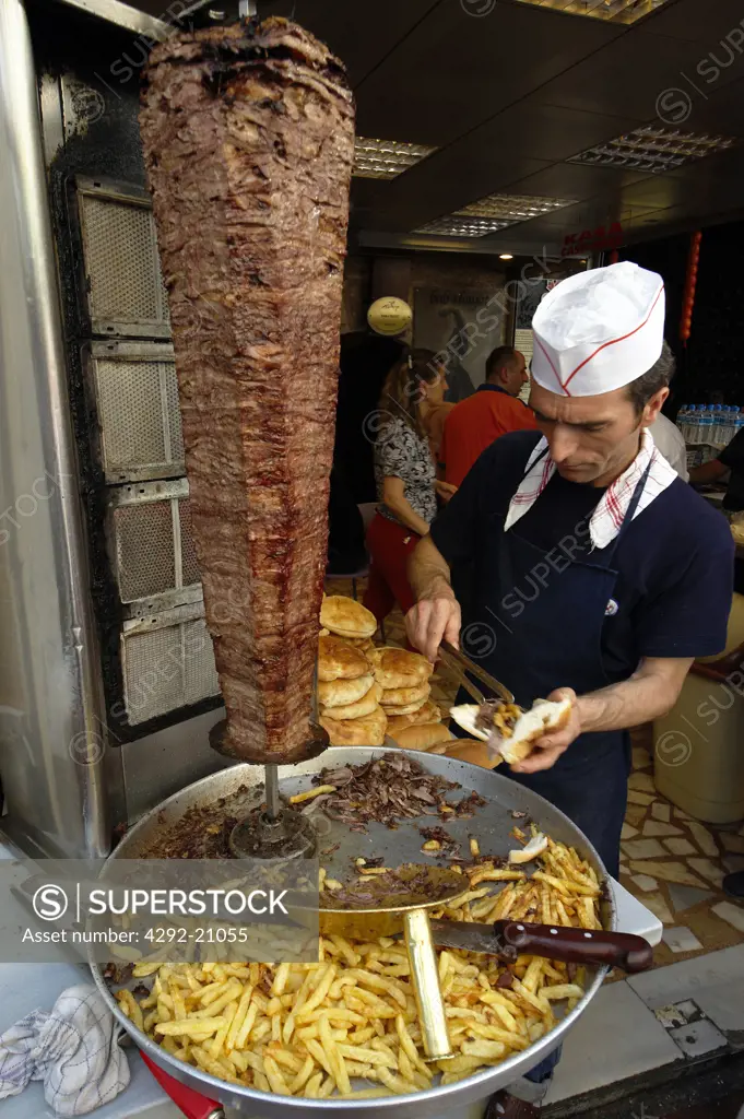 Turkey, Istambul, Kebab Shop