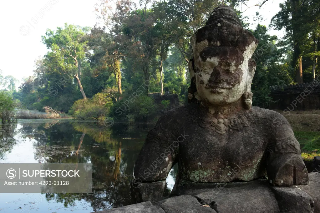 Cambodia, Siem Reap, Angkor, Preah Khan, Hindu Buddhist temple