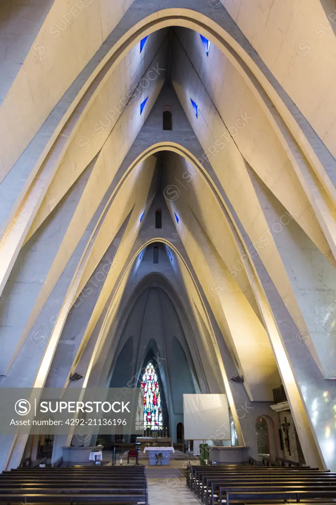 Europe, France, Loire Atlantique, Donges, Saint Martin church