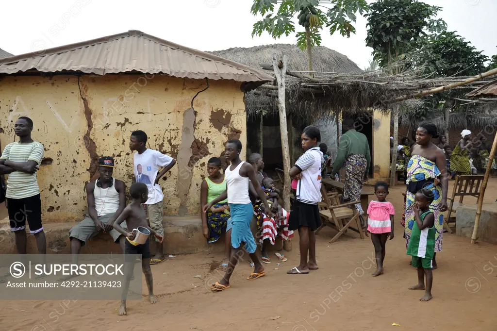 Togo, Surrounding of Lomè, woodoo cerimony