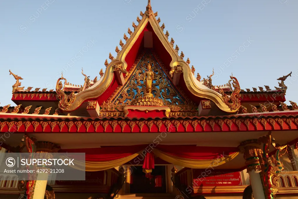 Laos, Vientiane, Wat Chan Buddhist Temple