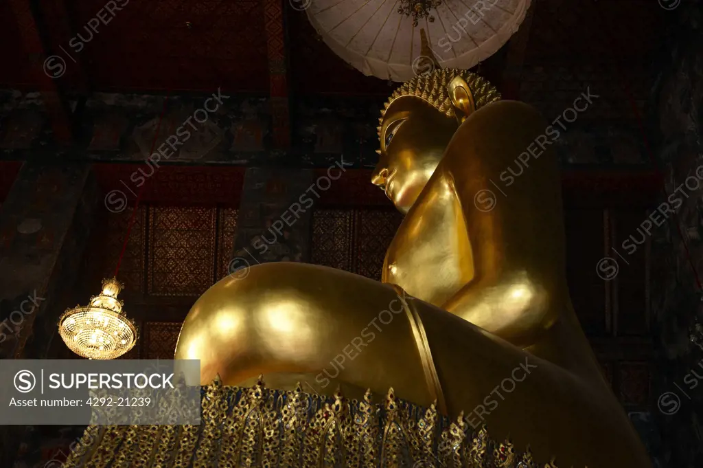 Thailand, Bangkok, Wat Suthat Buddhist Temple