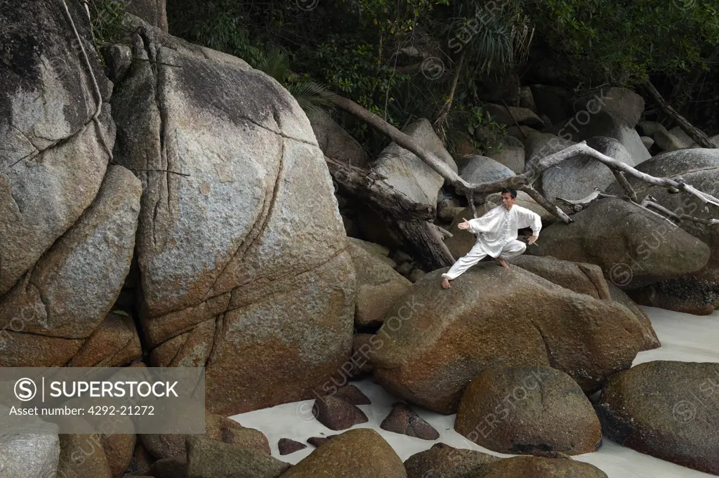 Malaysia, Pangkor Laut, Island Hotel, Tai Chi Master