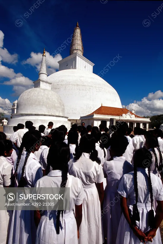Sri Lanka Anuradhapura Ruwanweliseya stupa