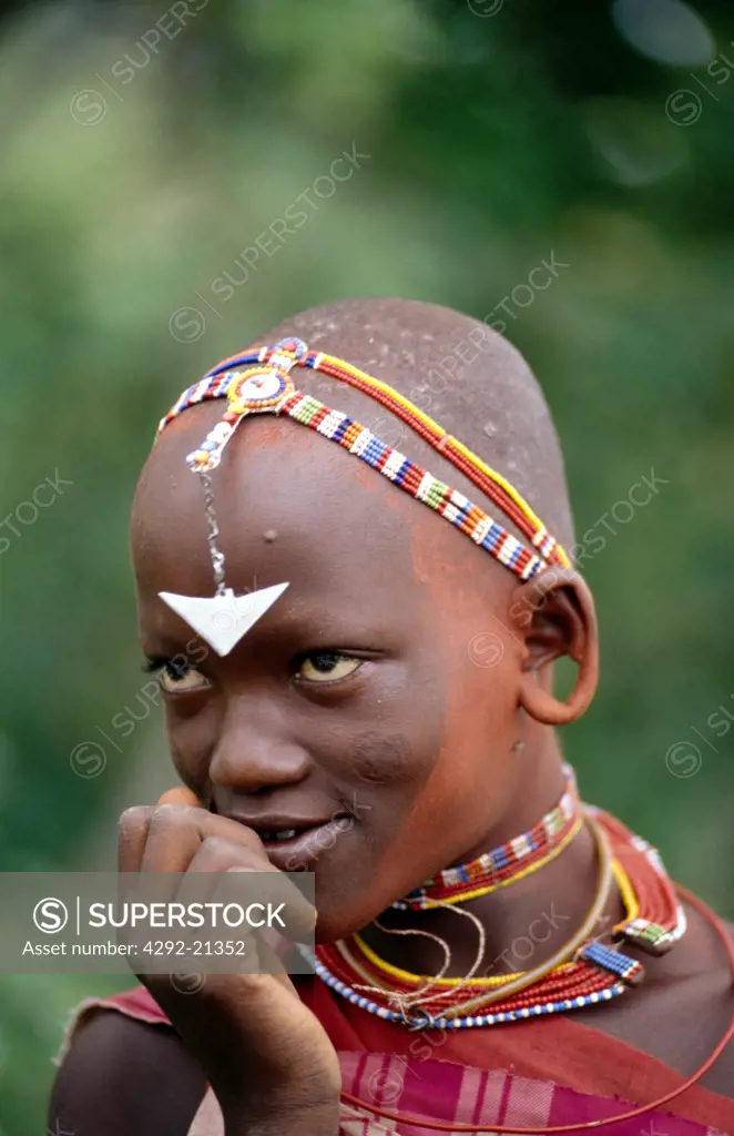 Young masai girl