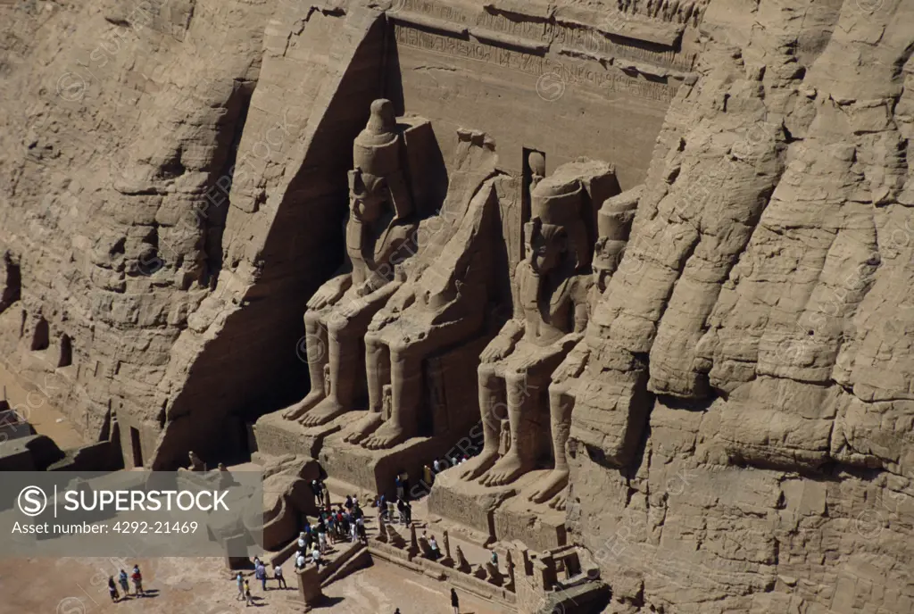 Egypt. Abu Simbel Great Temple of Rameses II