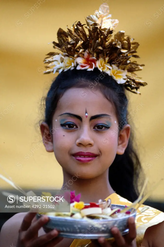 Ceremonial young girl