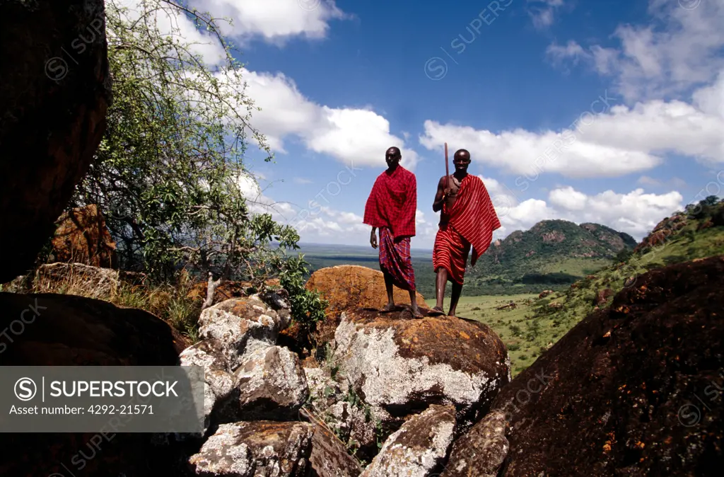 Kenya, masai warriors