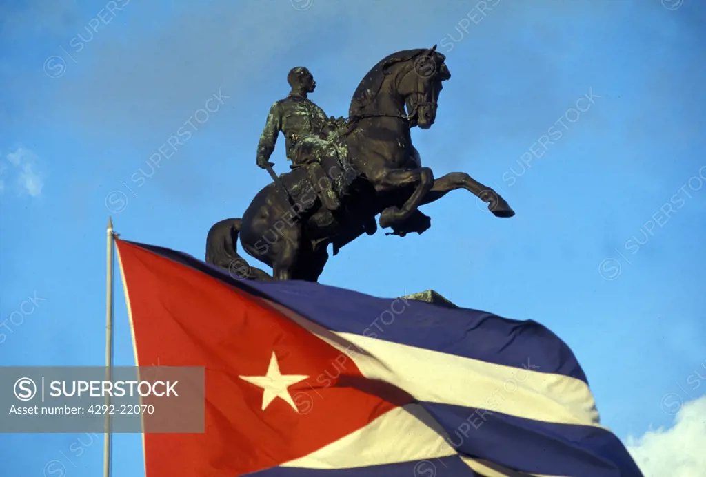 Cuba, Havana. Monument to Antonio Maceo