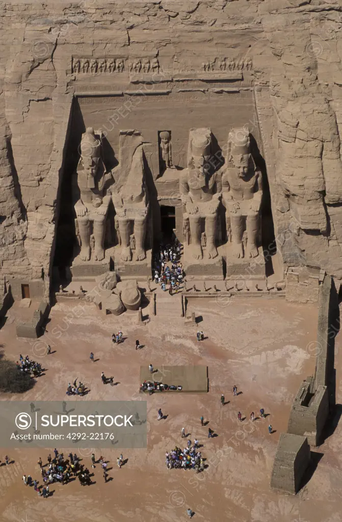 Egypt. Abu Simbel , Great Temple of Rameses II