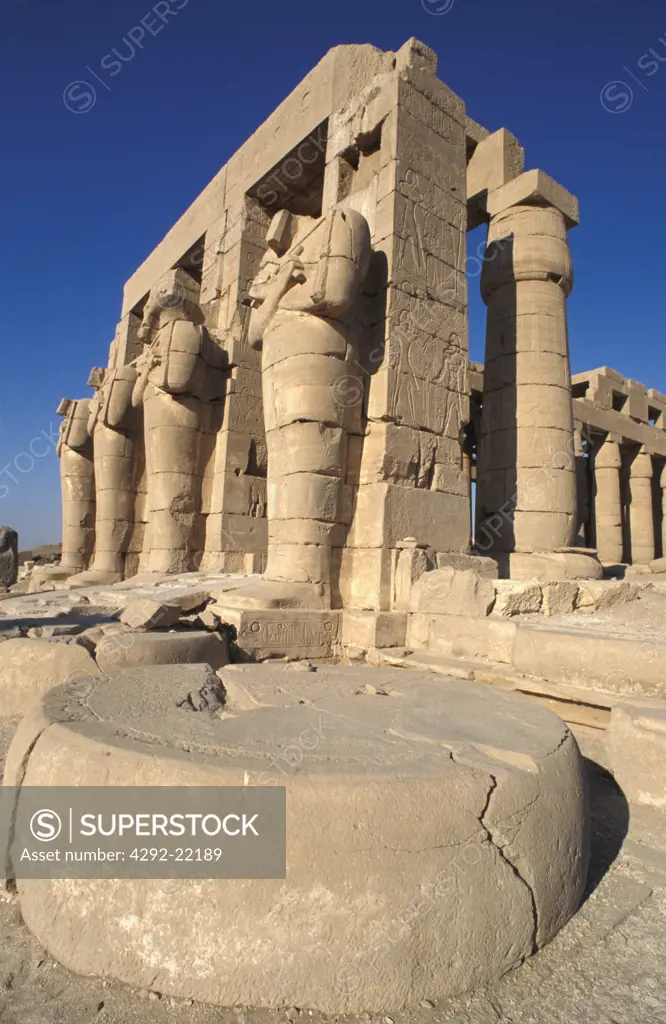 Egypt, Luxor. Ramesseum Temple