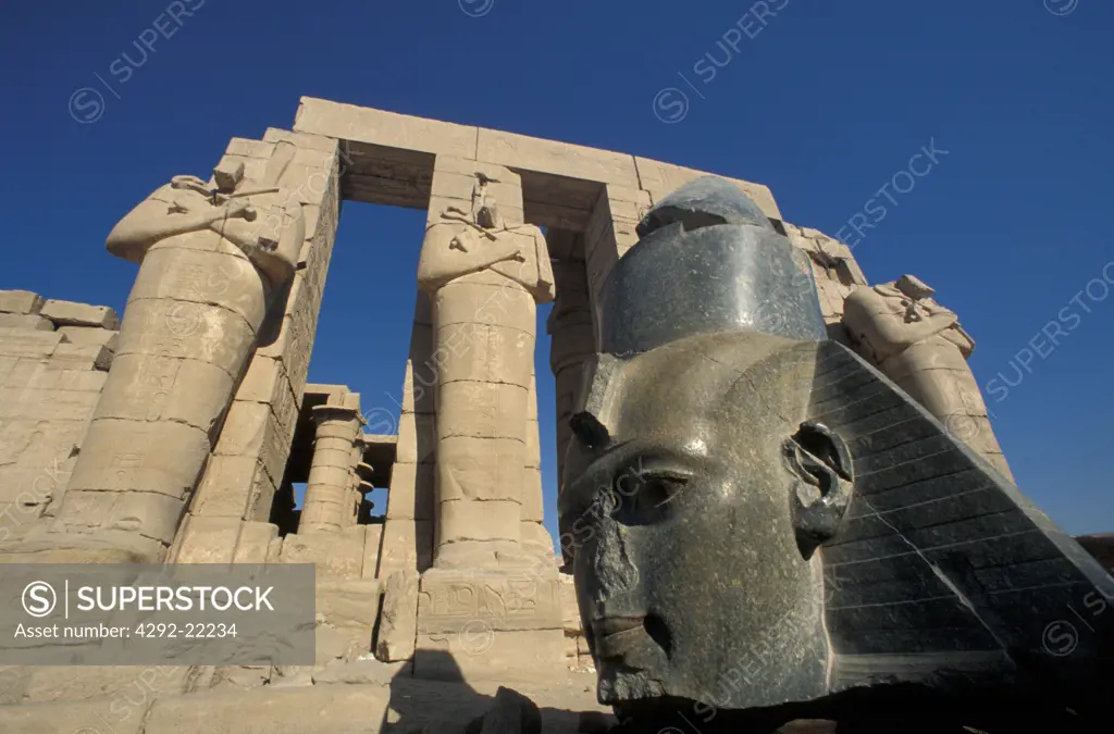 Egypt, Luxor. Ramesseum Temple