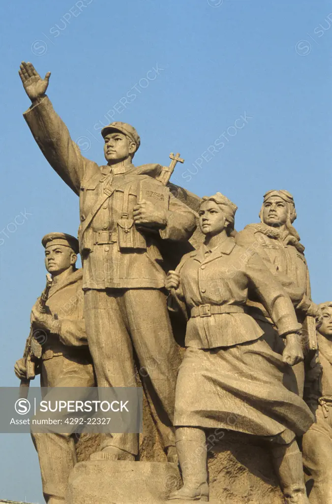 China, Beijing, monument in Tienanmen square