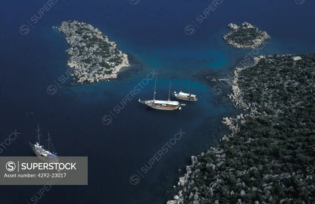 Turkey Kas archipelago
