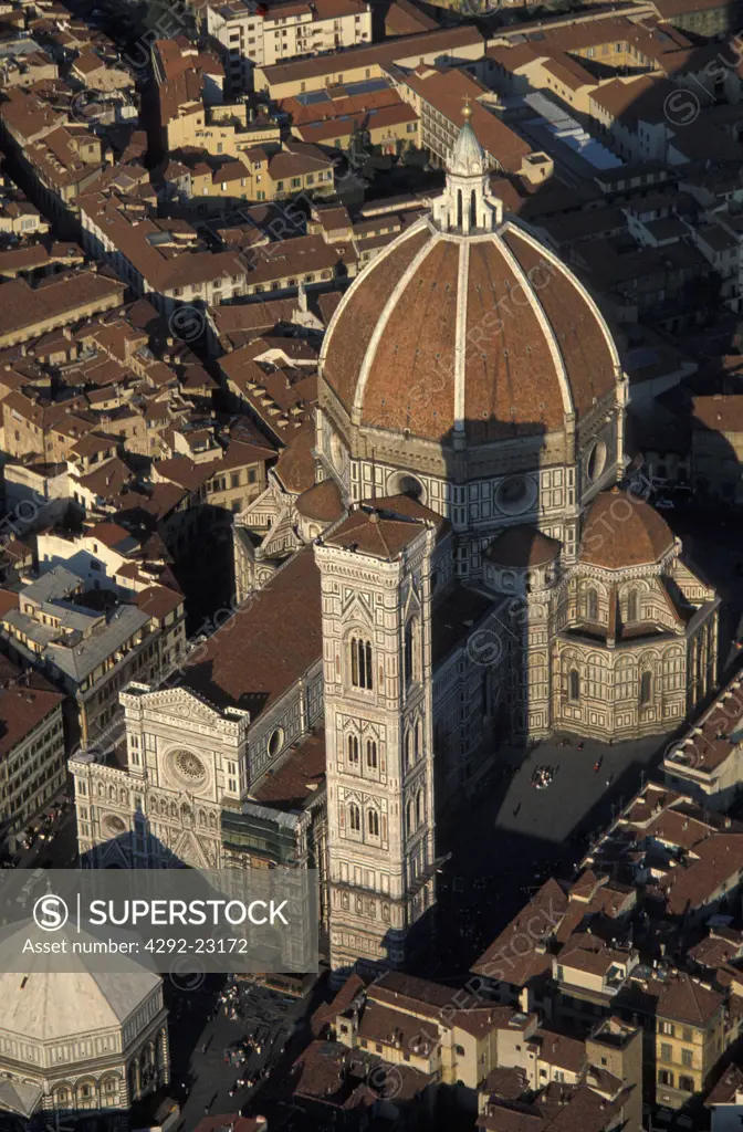 Florence, the Duomo aerial view