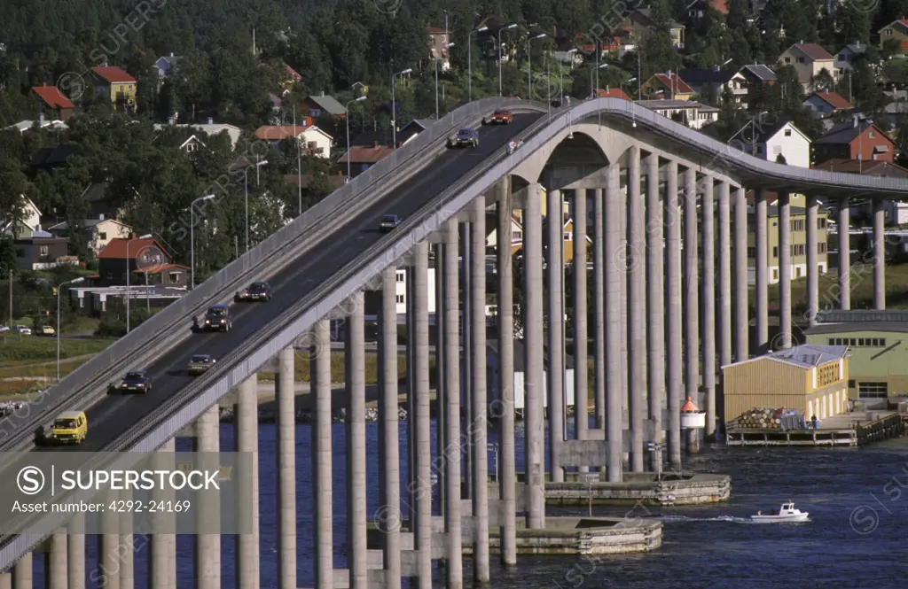 Norway, Tromso: the bridge