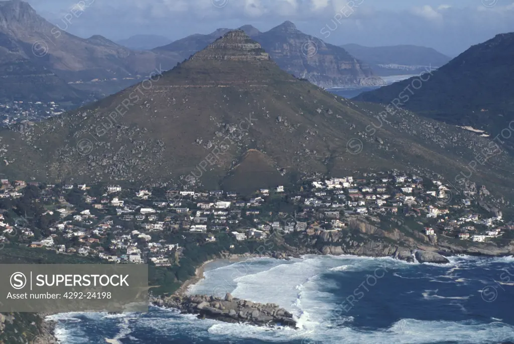 South Africa, The Cape: aerial view of Schuster Bay