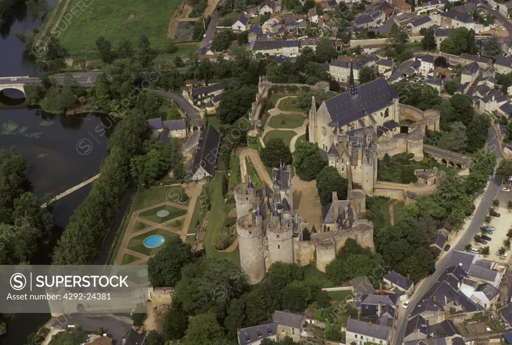 France, Pays de la Loire, Montreuil Bellay castle