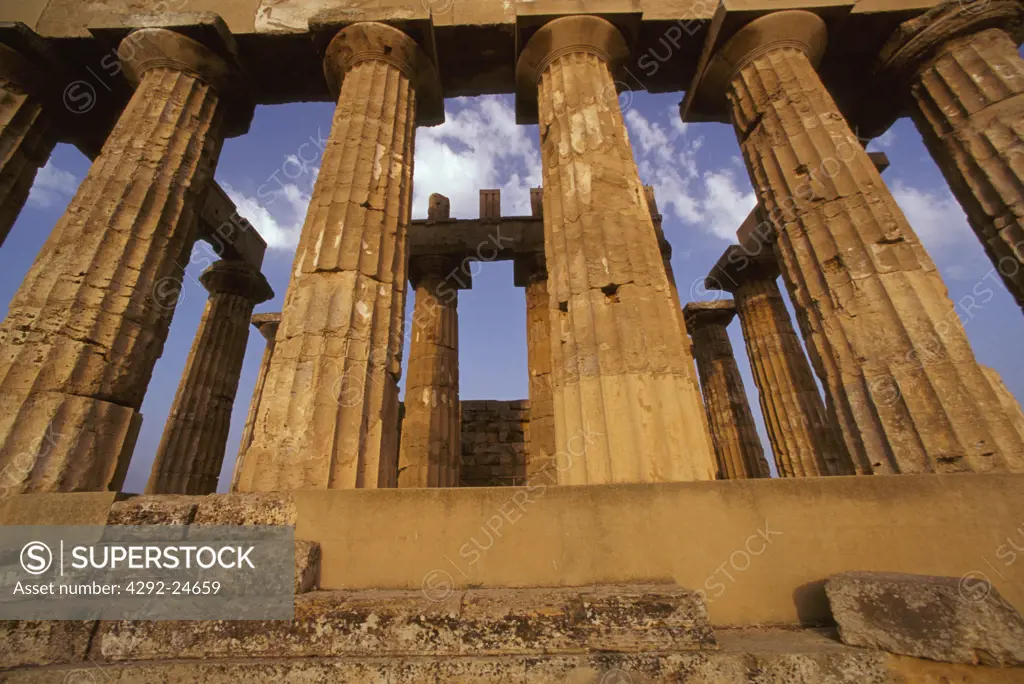 Italy, Sicily, ruins of Selinunte Temple