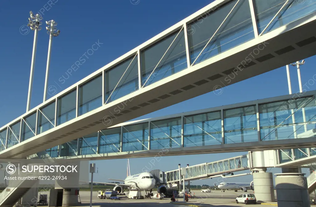 France, Paris, Charles De Gaulle Airport