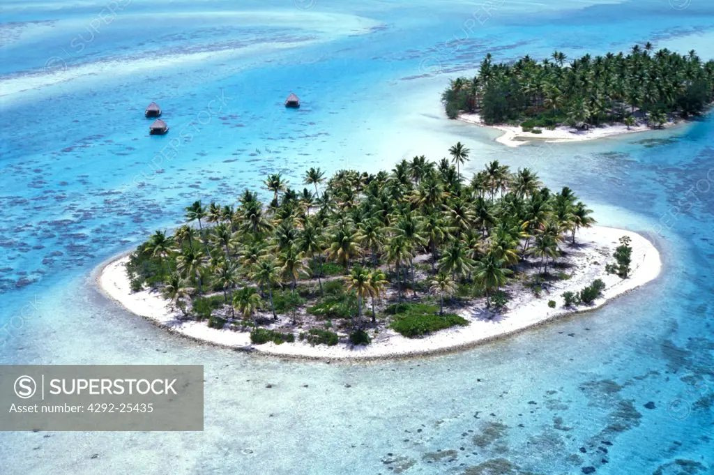 Polynesia, French Polynesia, Bora Bora, aerial view
