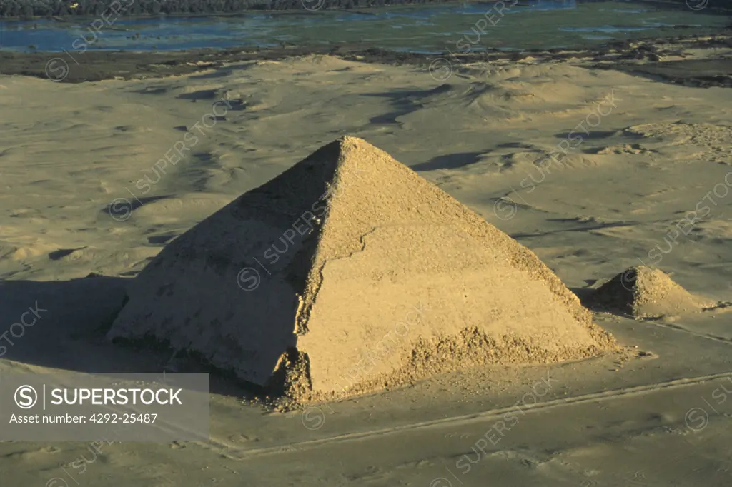 Africa, Egypt, Dahsur pyramid, also the Bent pyramid