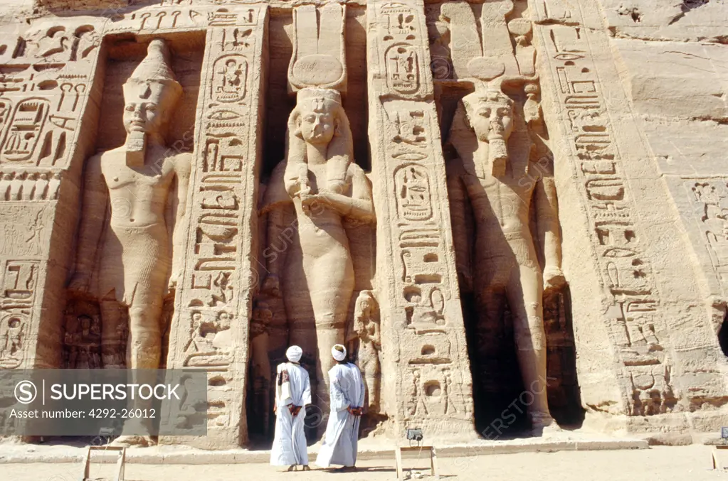 Africa, South Egypt, Abu Simbel- Ramses temple