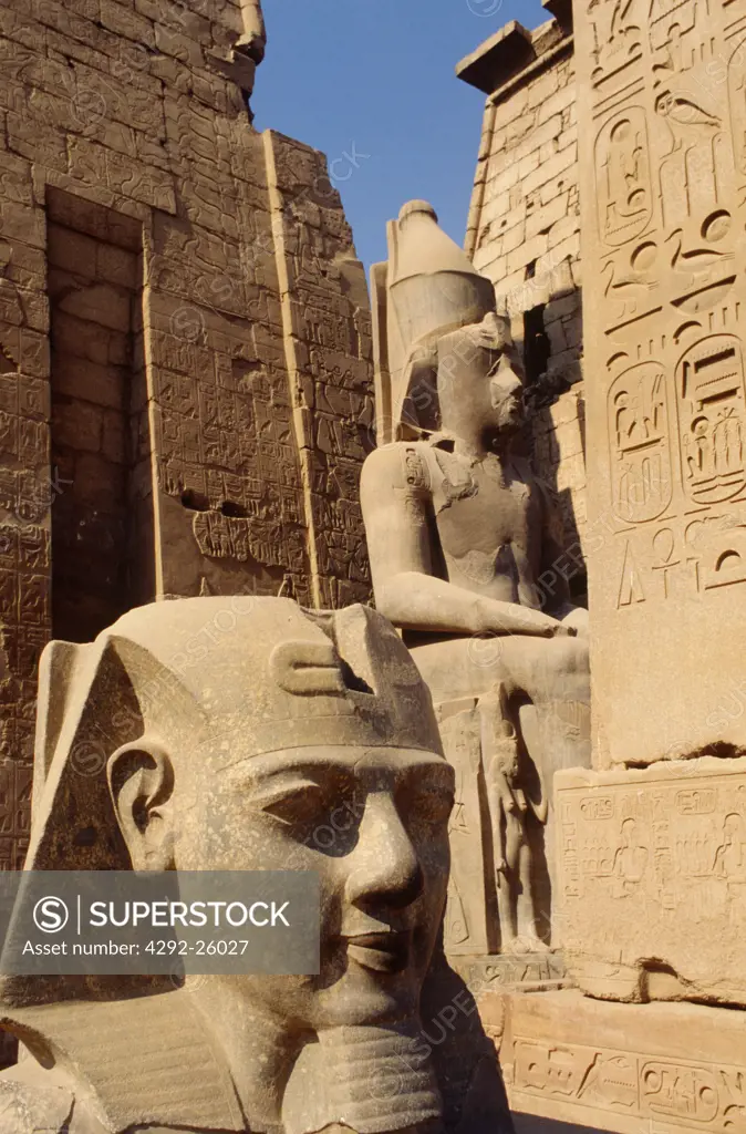 Egypt, Luxor. Luxor temple