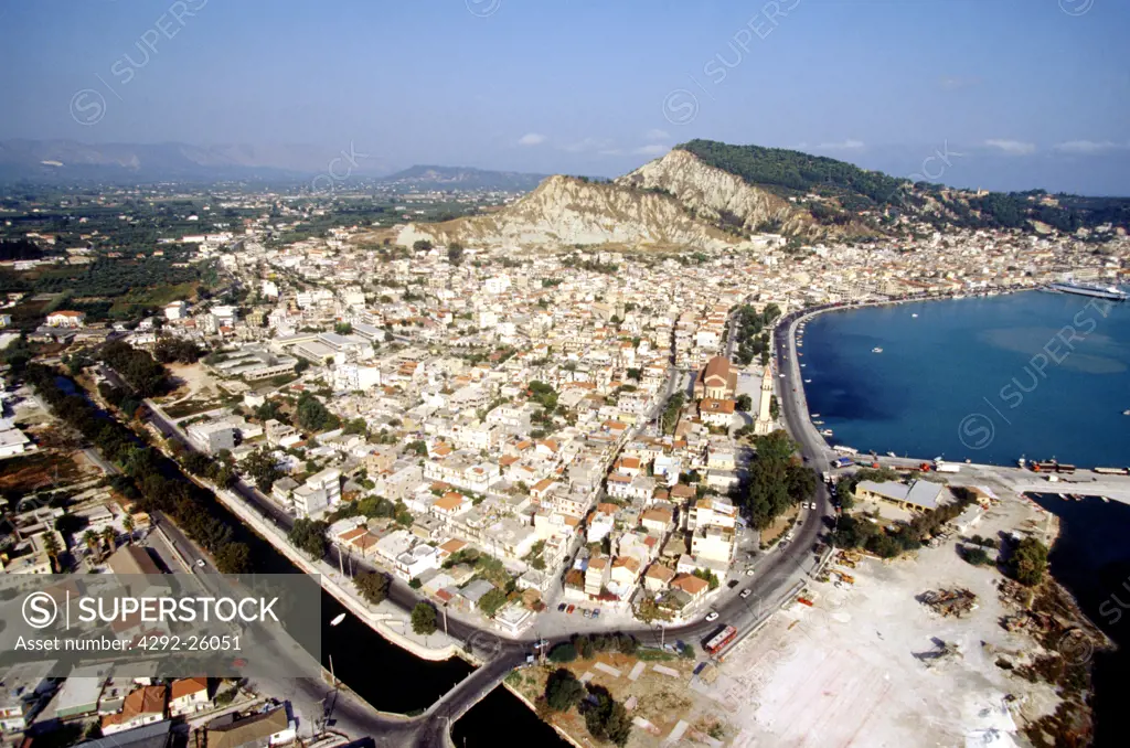 Greece, Ionian Islands, island and town of Zante