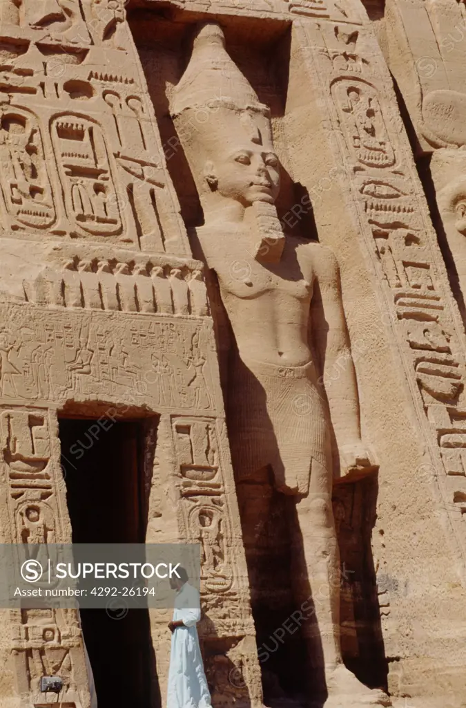 Africa, South Egypt, Abu Simbel- Ramses temple