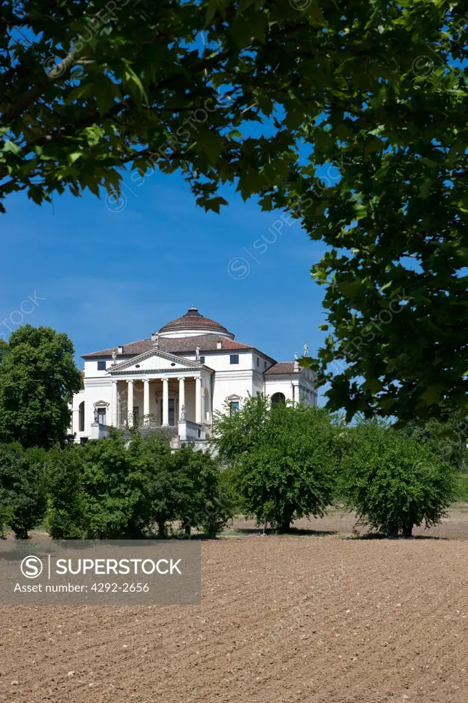 Italy, Veneto, Vicenza, the Villa La Rotonda, Andrea Palladio Architect