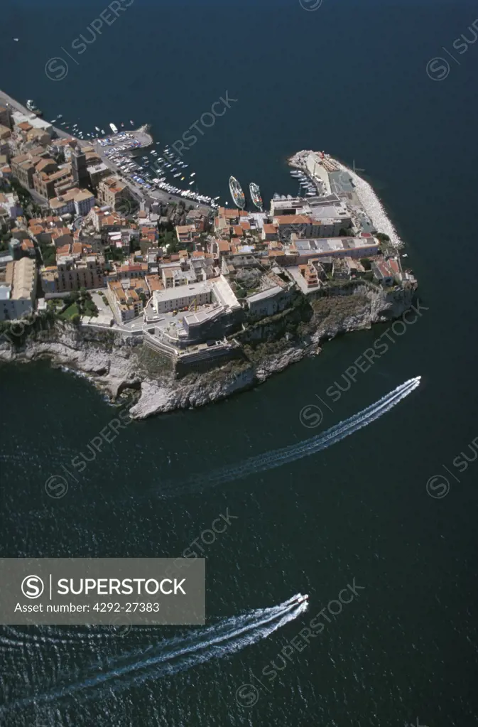 Italy, Lazio, Gaeta, aerial view