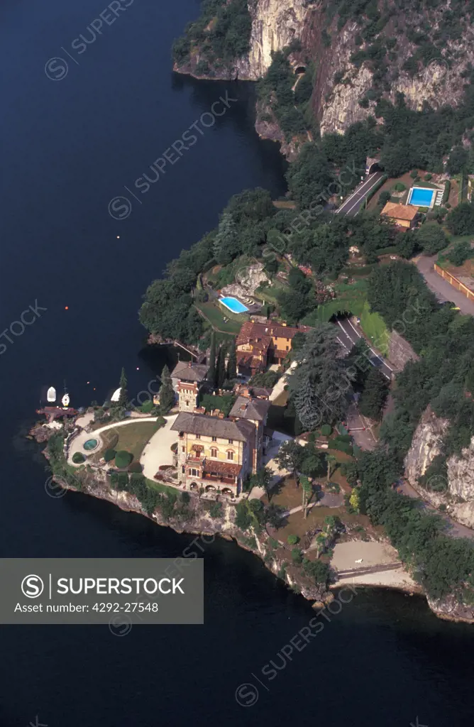 Italy, Lombardy, Como Lake, Griante, villa Gaeta