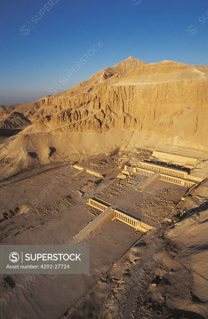 Egypt, Luxor. Deir El Bahari temple