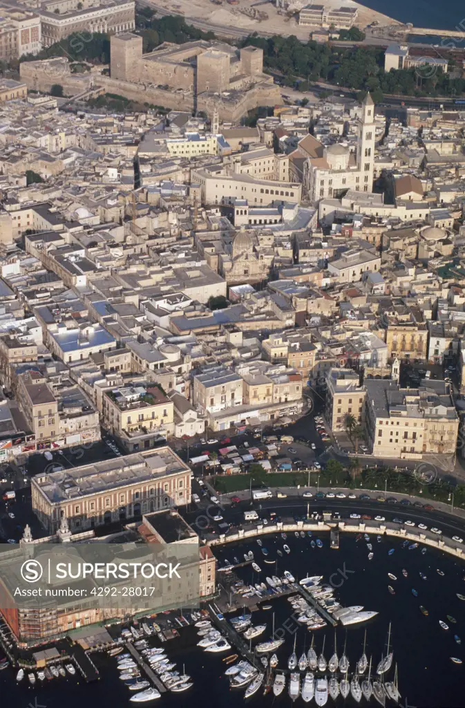 Italy, Apulia, Bari, Aerial view
