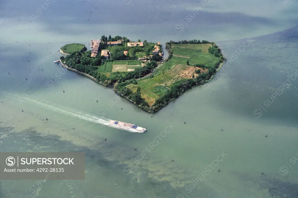 Italy, Veneto, Venetian lagoon, Poveglia Island