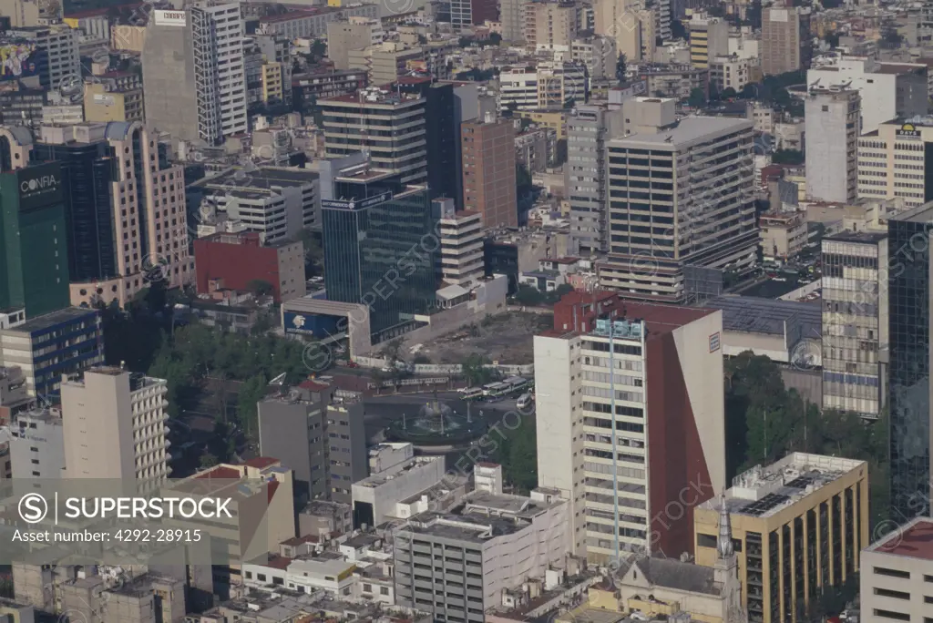 Mexico, Mexico City, Aerial view