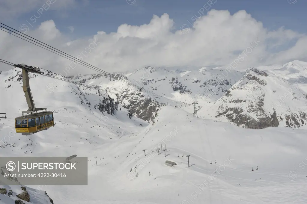 Europe, Switzerland, Diavolezza, the ski slopes