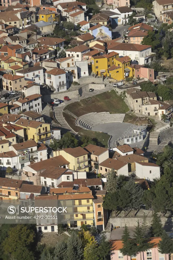 Italy, Basilicata, Sant'Angelo le Fratte, aerial view