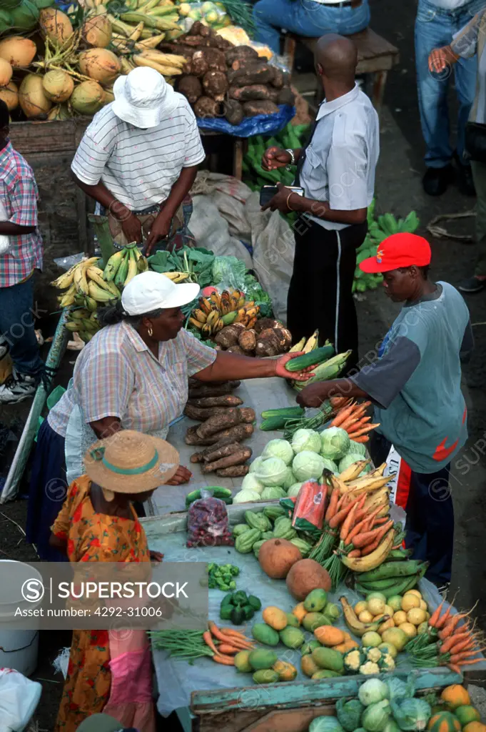 Grenada St.George's People at Saturday market